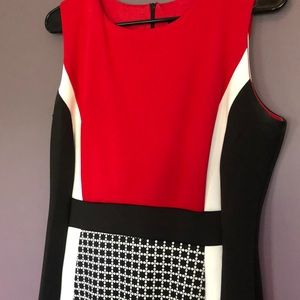 Enfocus Studio Dresses - Sleeveless red/black/white dress Enfocus Studio Dresses - Sleeveless red/black/white dress
